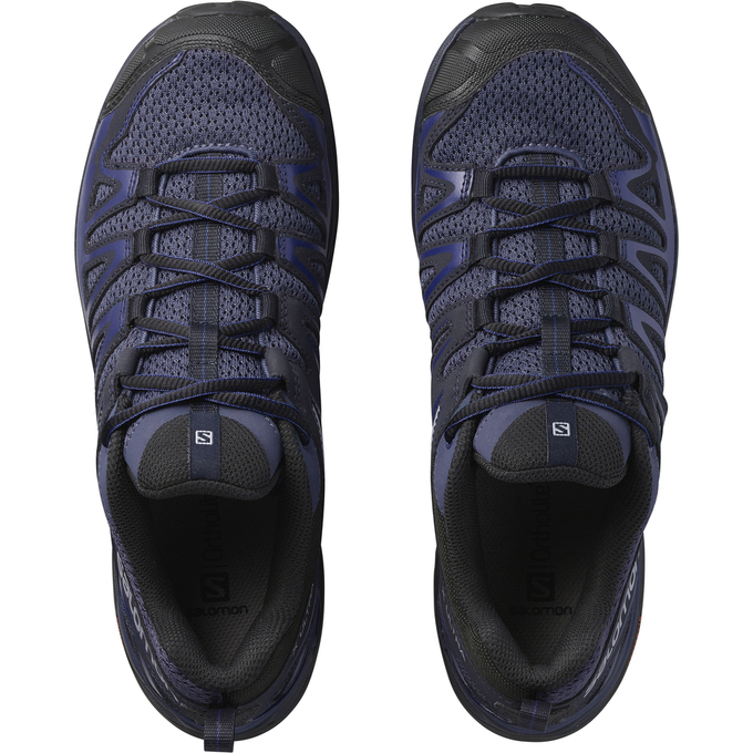 Women's Salomon X ULTRA 3 PRIME W Hiking Shoes Navy | ESAWJH-827