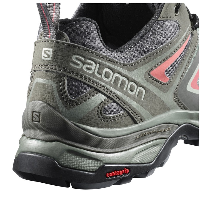 Women's Salomon X ULTRA 3 W Hiking Shoes Light Turquoise / Black | TAISZW-304