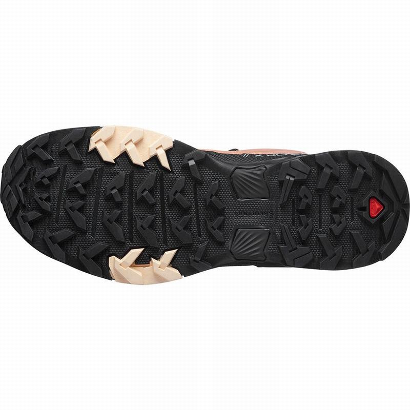 Women's Salomon X ULTRA 4 GORE-TEX Hiking Shoes Black / Cream | PHLBFA-810