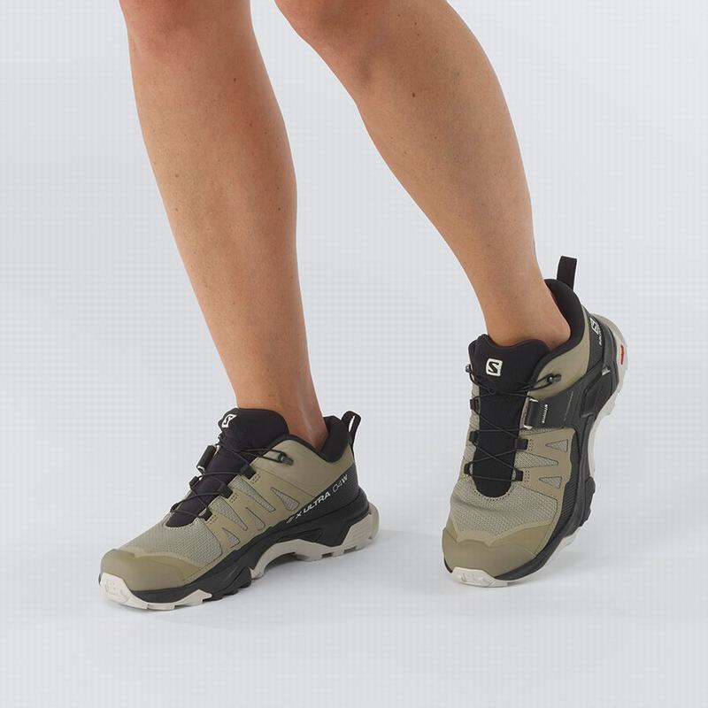 Women's Salomon X ULTRA 4 Hiking Shoes Black | WIRALY-017