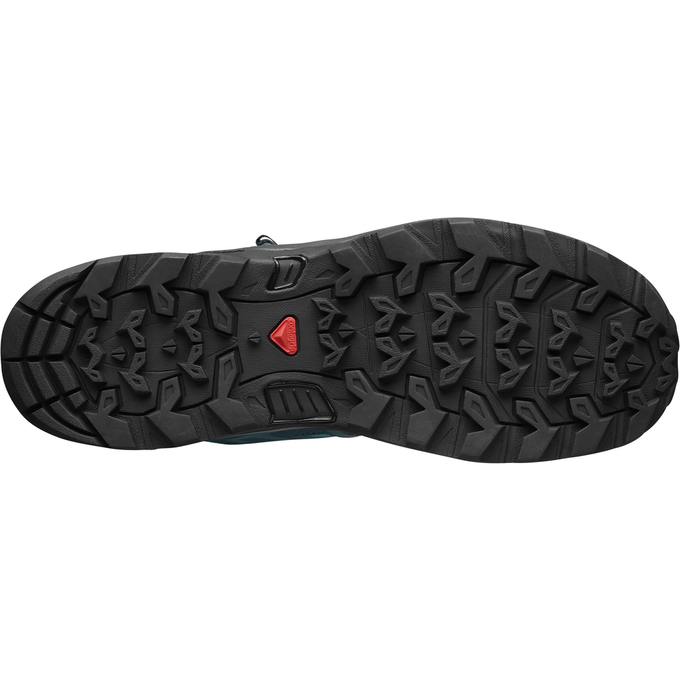 Women's Salomon X ULTRA MID 3 AERO W Hiking Shoes Navy / Black | DUZVHF-140