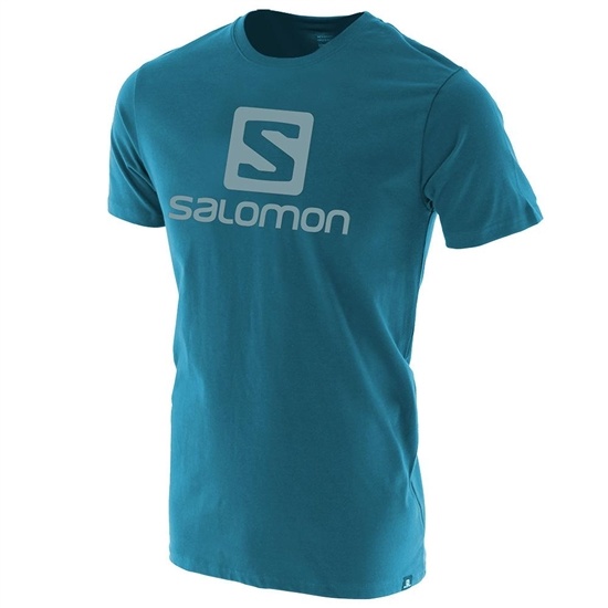 Kids' Salomon ACHIEVE SS B T Shirts Blue | LCDBJF-730