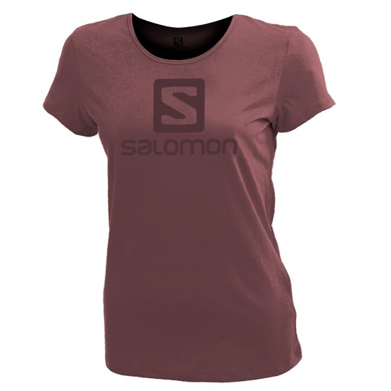 Kids' Salomon WARRIOR SS G T Shirts Fuchsia | YKHXPL-739