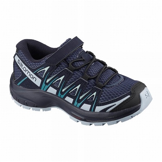 Kids' Salomon XA PRO 3D K Hiking Shoes Blue Indigo / Blue | BMYHIZ-968