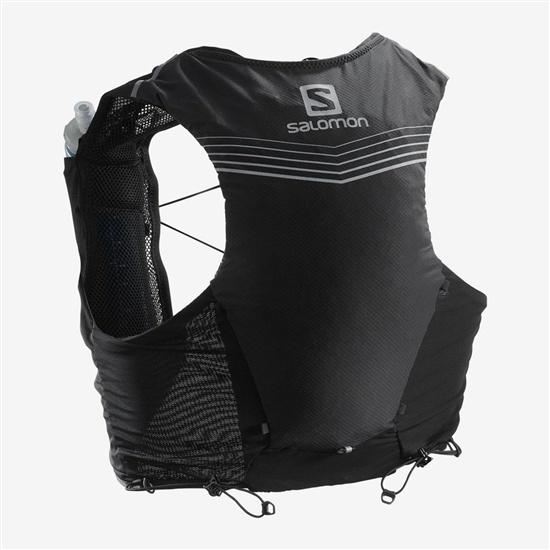 Men's Salomon ADV SKIN 5 SET HYDRATION PACK Packs Black | ZKCJDA-081