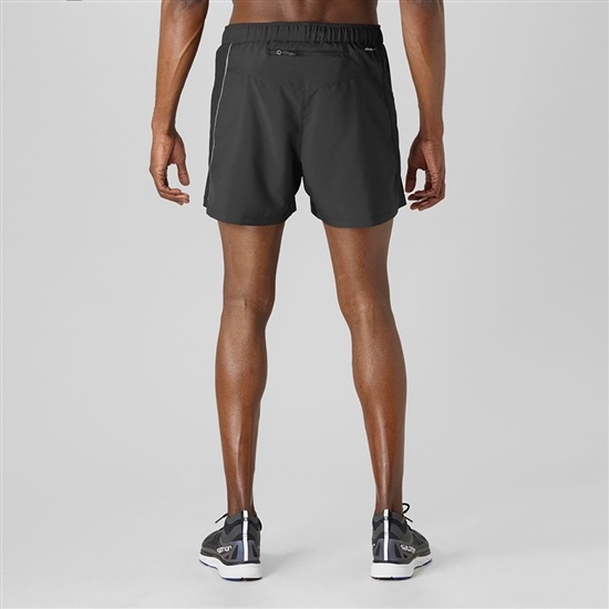 Men's Salomon AGILE 5 Shorts Black | IXGEZC-782