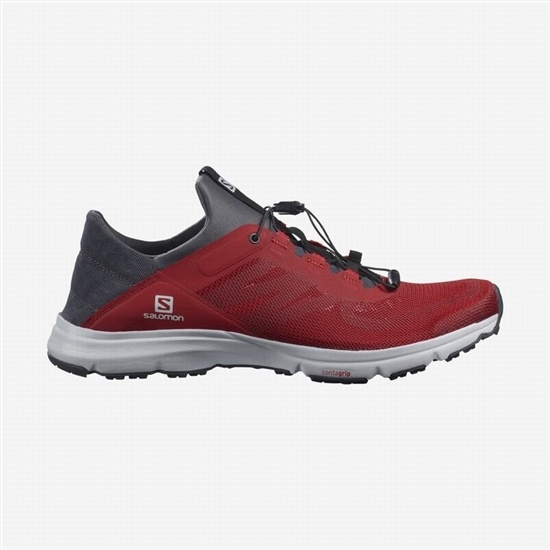 Men's Salomon AMPHIB BOLD 2 Water Shoes Red / Blue | ITYWGB-620