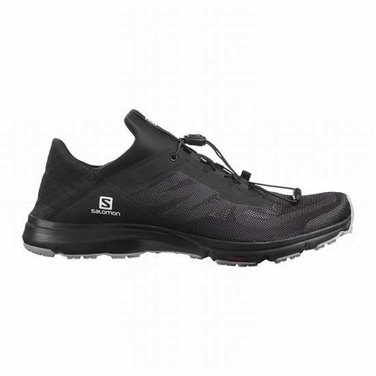 Men's Salomon AMPHIB BOLD 2 Water Shoes Black | JORDMV-891
