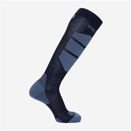 Men's Salomon COMFORT Socks Navy | YJKFCP-518