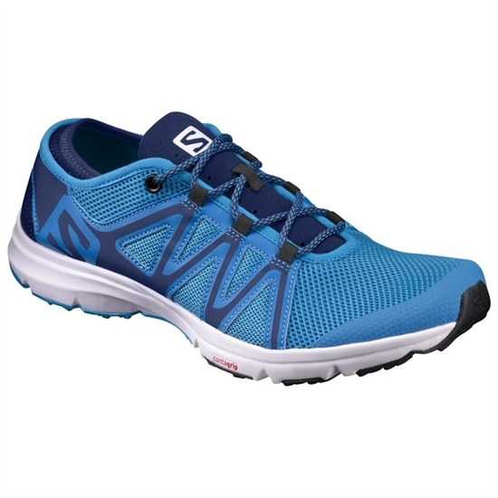 Men's Salomon CROSSAMPHIBIAN SWIFT Water Shoes Blue | KQFIPE-019