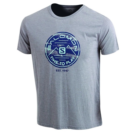 Men's Salomon FIRE FLY SS M T Shirts Grey | GLYUVR-385