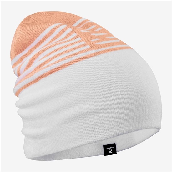 Men's Salomon FLATSPIN REVERSIBLE Hats White | DFBWZP-946