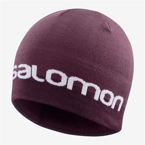 Men's Salomon GRAPHIC Hats Purple | VCBHOY-964