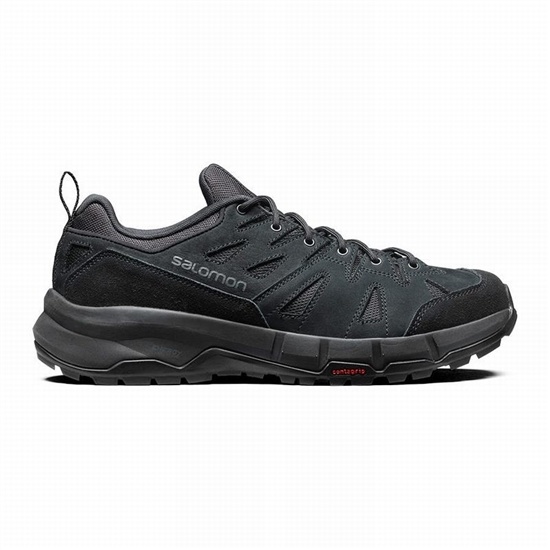 Men's Salomon ODYSSEY ADVANCED Trail Running Shoes Black | QZKFCH-049