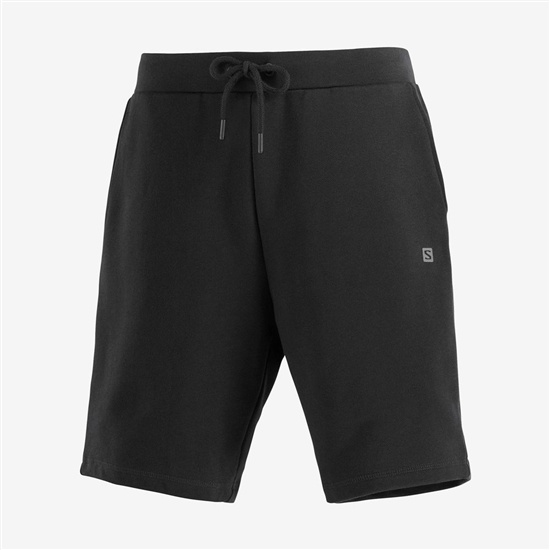 Men's Salomon OUTLIFE TRACK M Shorts Black | ZILJAV-659