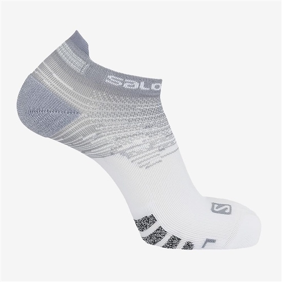 Men's Salomon PREDICT LOW Socks Red | VWRTYH-107