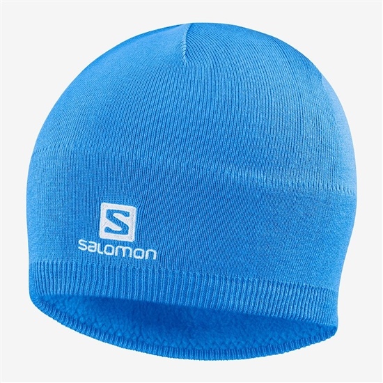 Men's Salomon RS WARM Hats Blue | IXMNFQ-318