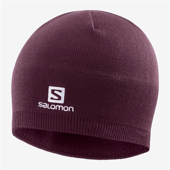 Men's Salomon RS WARM Hats Purple | AHDUBI-487