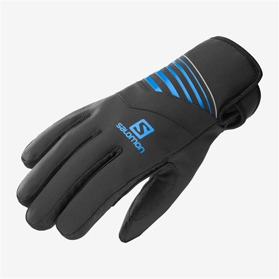 Men's Salomon RS WARM U Gloves Black | TCDAHR-419