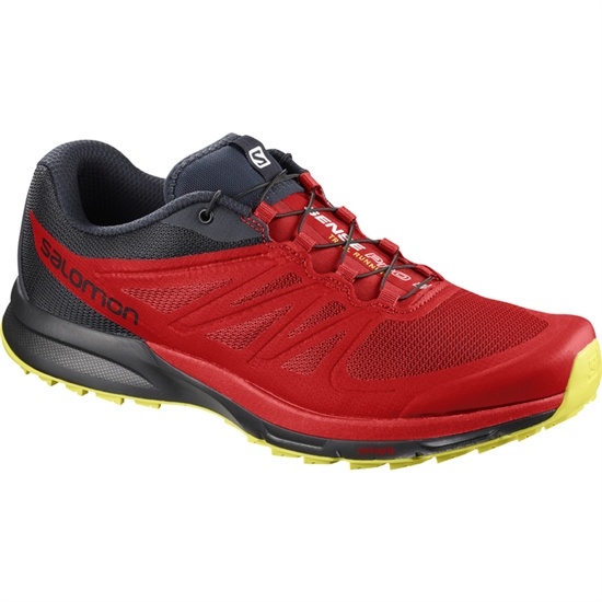 Men's Salomon SENSE PRO 2 Trail Running Shoes Red / Black | GRYOCT-061