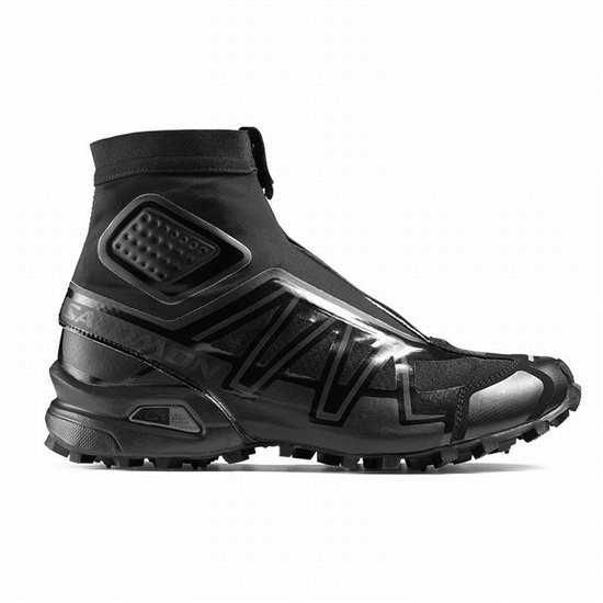 Men's Salomon SNOWCROSS ADVANCED Trail Running Shoes Black | MWJINB-534