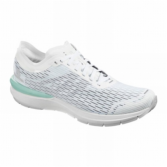 Men's Salomon SONIC 3 ACCELERATE Running Shoes White | LWIFHN-219