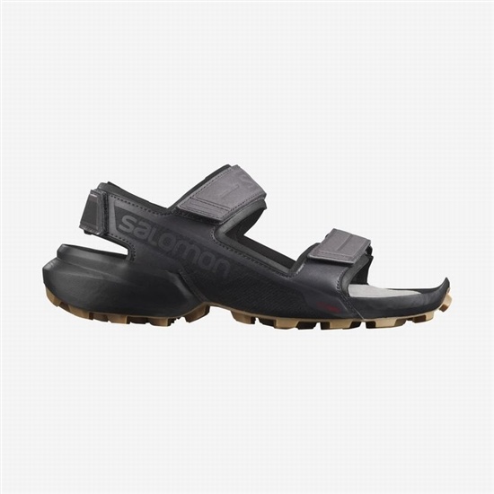 Men's Salomon SPEEDCROSS Sandals Black | YRJTOX-162