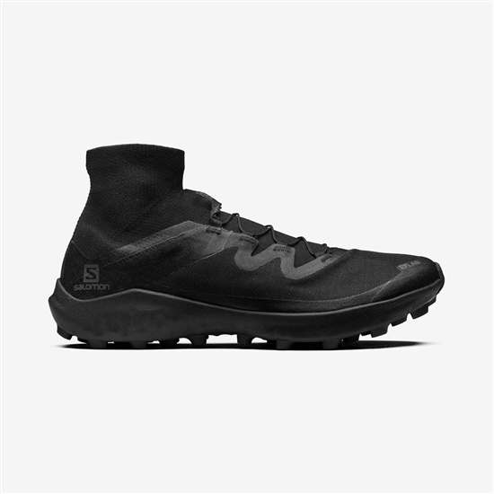 Men's Salomon S/LAB CROSS LTD Sneakers Black | XWOHDG-695