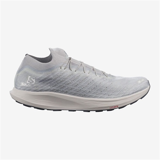 Men's Salomon S/LAB PULSAR Trail Running Shoes Grey | WFTHNB-102