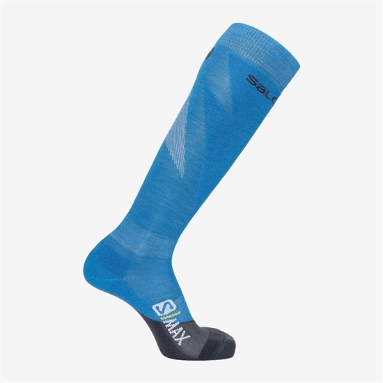 Men's Salomon S MAX M Socks Blue | JULKIV-675