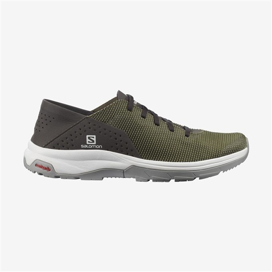 Men's Salomon TECH LITE Hiking Shoes Olive Green | PZRSQW-052