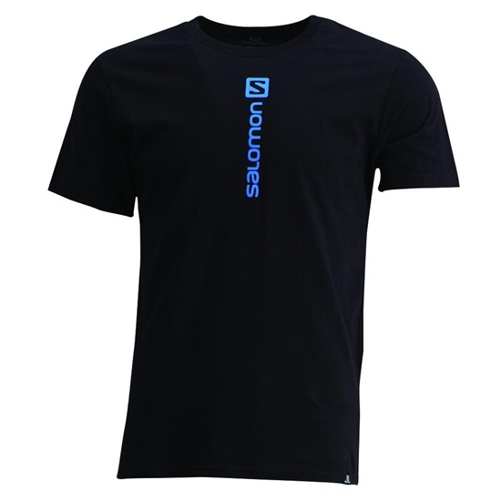 Men's Salomon TEEN SPIRIT SS M T Shirts Black | VNAIYB-815