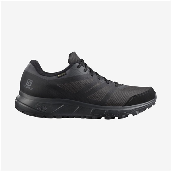 Men's Salomon TRAILSTER 2 GORE-TEX Trail Running Shoes Black | MSJZVK-089