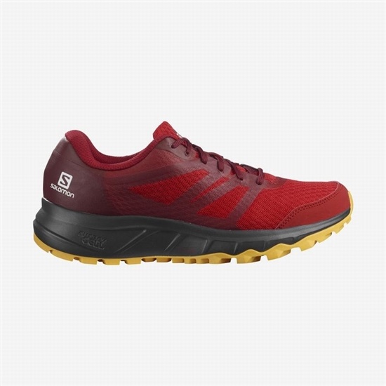 Men's Salomon TRAILSTER 2 Trail Running Shoes Red | VFWQYP-971