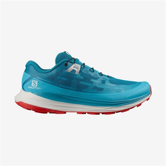 Men's Salomon ULTRA GLIDE Trail Running Shoes Azure | XDYNMZ-639