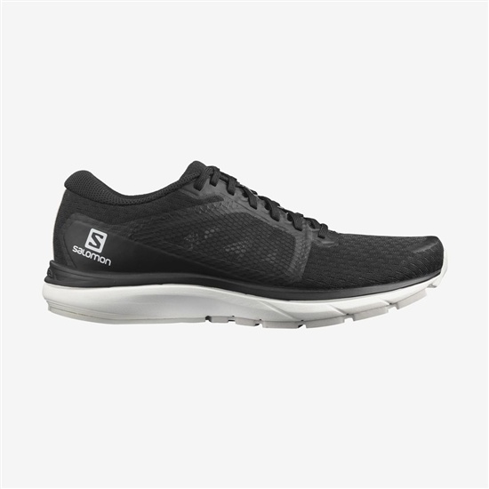 Men's Salomon VECTUR Road Running Shoes Black | RFZJXW-910