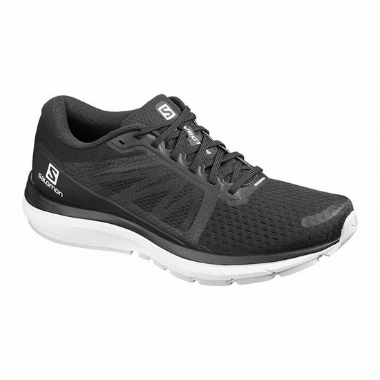 Men's Salomon VECTUR Running Shoes Black / White | LIFTQG-782