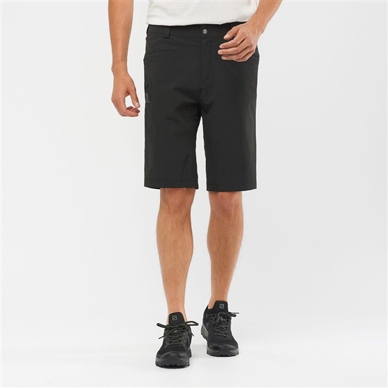 Men's Salomon WAYFARER ALL SEASON STRAIGHT M Shorts Black | KOLDWZ-940