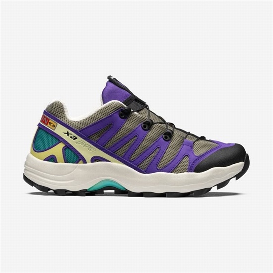 Men's Salomon XA PRO 1 Trail Running Shoes Light Turquoise Grey | FXHALC-126