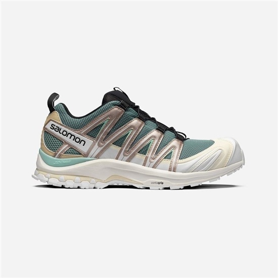 Men's Salomon XA PRO 3D Trail Running Shoes Turquoise / Brown Turquoise | UFNAHZ-429