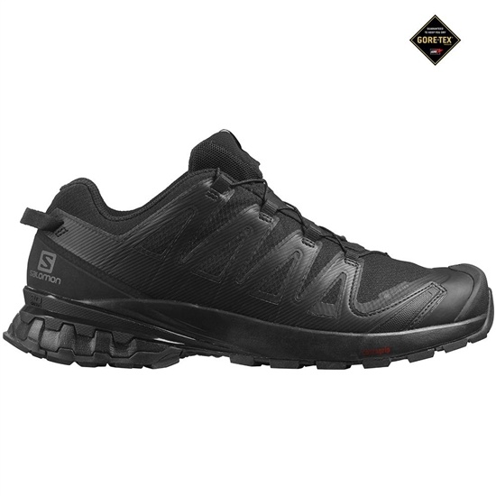 Men's Salomon XA PRO 3D V8 GORE-TEX Trail Running Shoes Black | XYHBWD-803