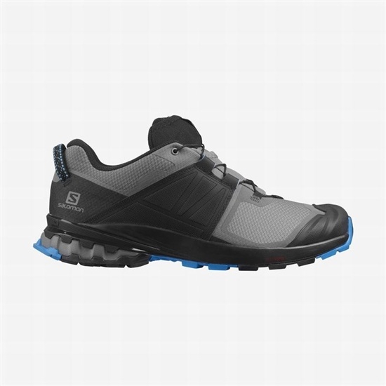 Men's Salomon XA WILD Trail Running Shoes Black / Blue | KFJVYS-431