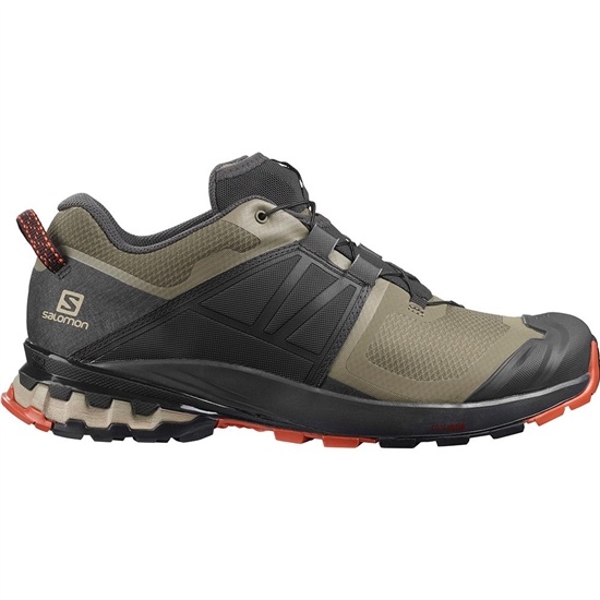 Men's Salomon XA WILD Trail Running Shoes Black | VJPNQY-478
