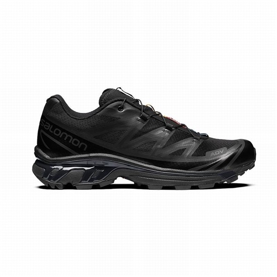 Men's Salomon XT-6 Trail Running Shoes Black | CMYAWN-653