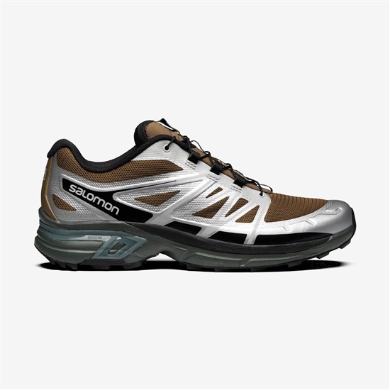 Men's Salomon XT-WINGS 2 Sneakers Silver | UJXCOP-013
