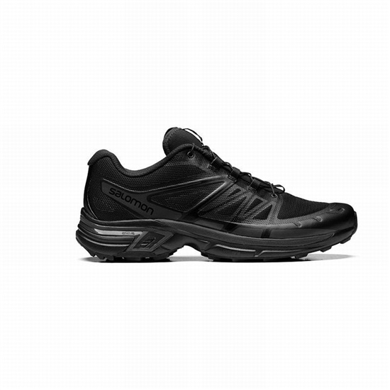 Men's Salomon XT-WINGS 2 Trail Running Shoes Black | SDOQZU-618