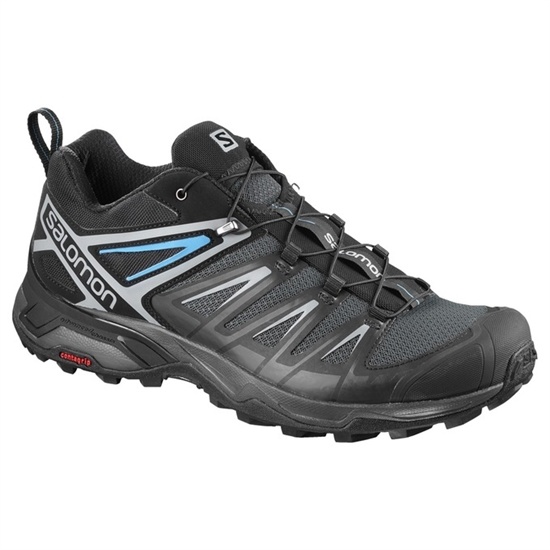 Men's Salomon X ULTRA 3 Hiking Shoes Silver / Black | EVPKRX-840