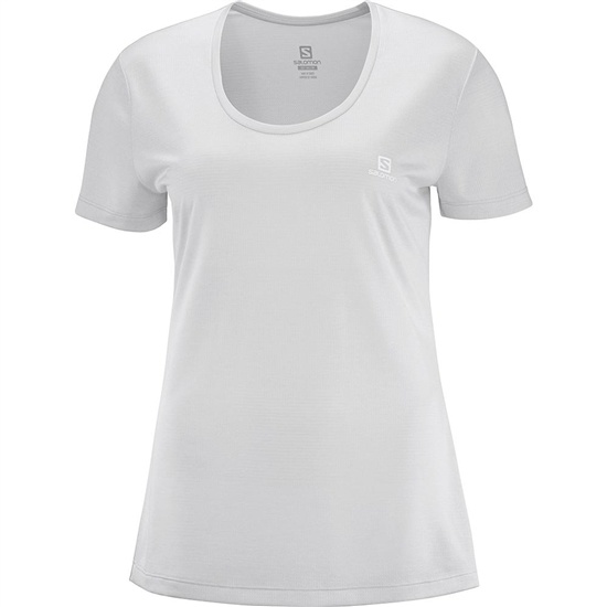 Women's Salomon AGILE SS W T Shirts Light Grey | BWHLZT-217