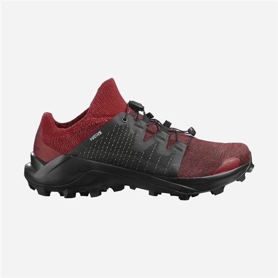 Women's Salomon CROSS W /PRO Trail Running Shoes Red / Black | 5128KZWQS