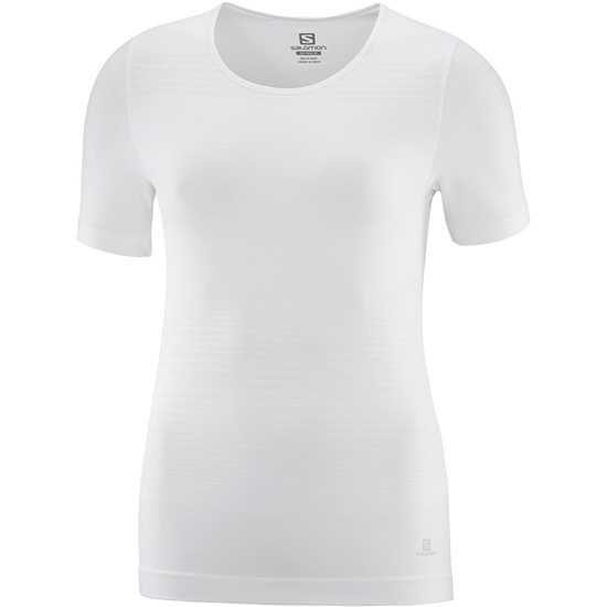 Women's Salomon ELEVATE MOVE'ON W T Shirts White | YIDGNK-302